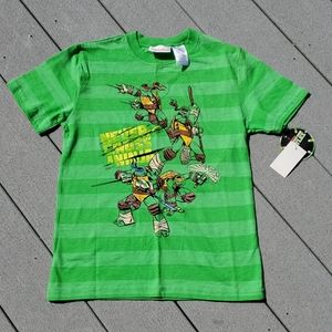 NWT Kids Nickelodeon Teenage Mutant Ninja Turtles Short Sleeve T-Shirt